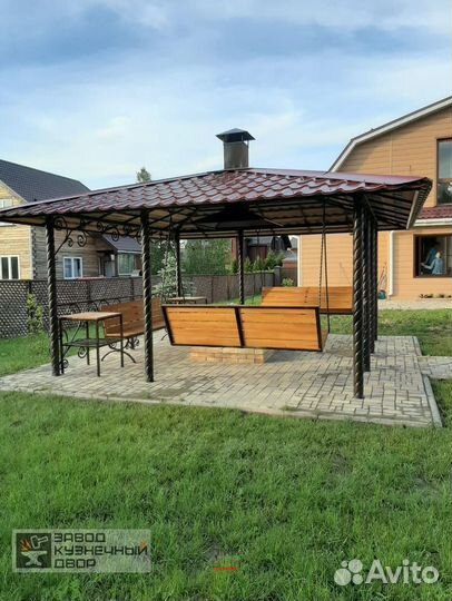 Навес металлические под ключ