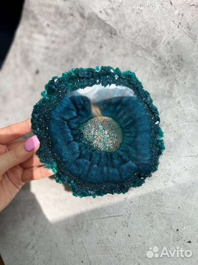 Поднос и два подстаканника