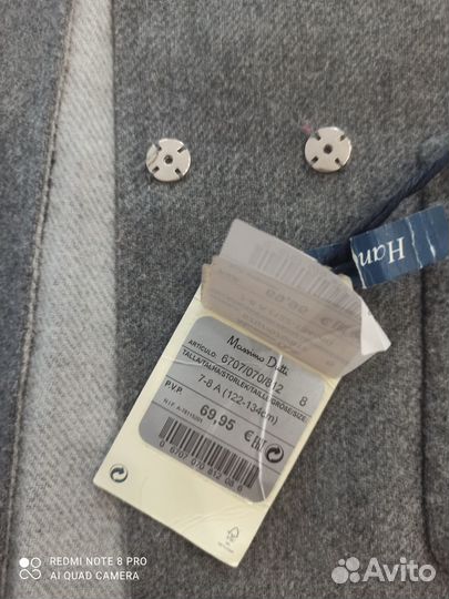 Пальто для девочки 122