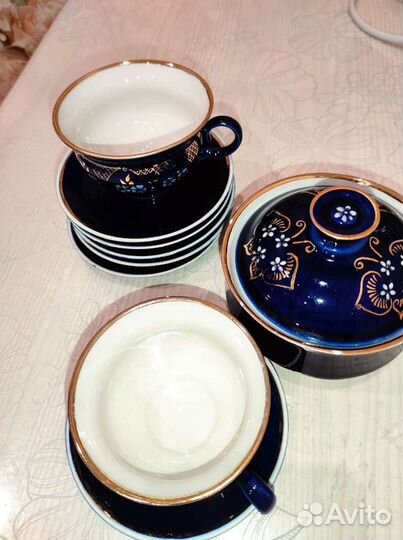Фарфоровый кофейный сервиз СССР