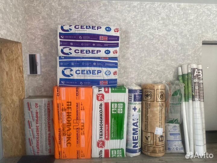 Базальтовый утеплитель Север для стен и кровли