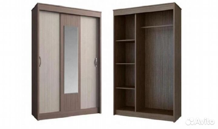 Шкаф-купе с зеркалом