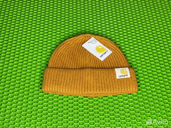 Шапка carhartt Бини Рыжая