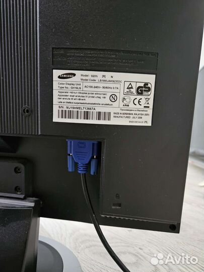 Samsung syncmaster 920N 19''