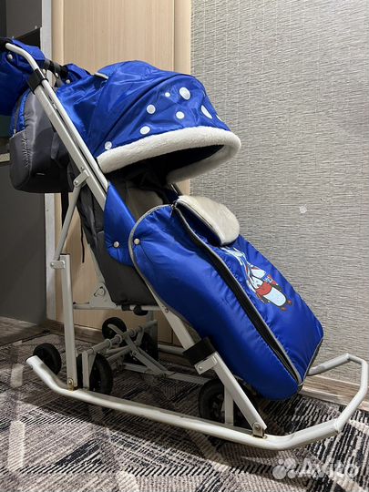 Детские санки коляска