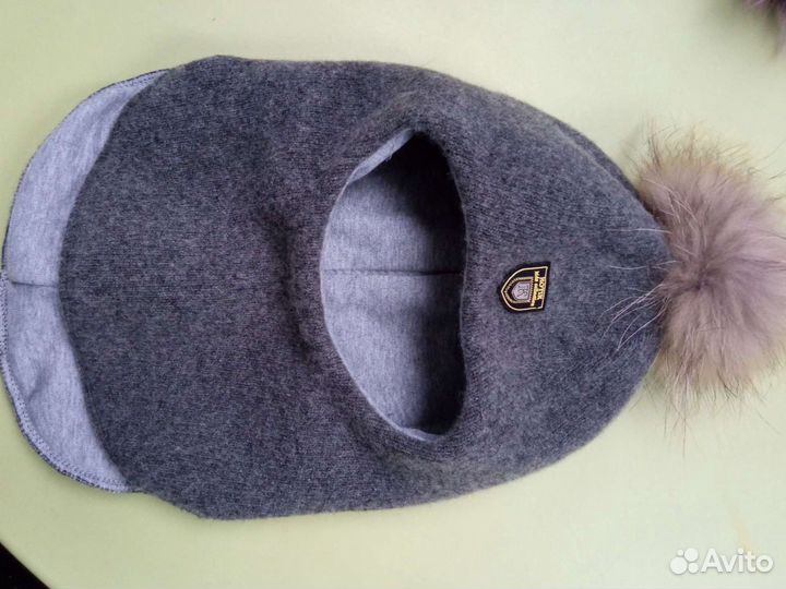 Шапка шлем для мальчика зима