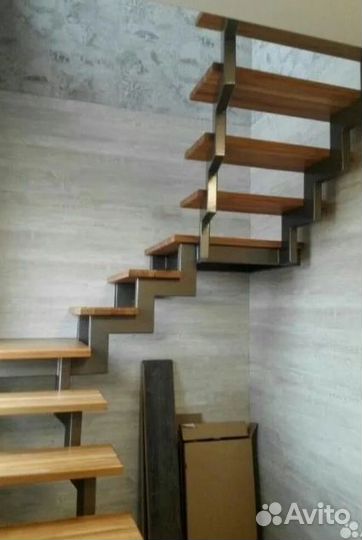 Лестницы на металлокаркасе любой сложности