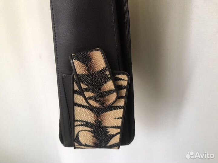 Cумка из натуральной кожи ската