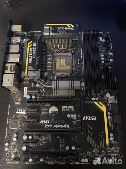 Материнская плата MSI z77 MPower