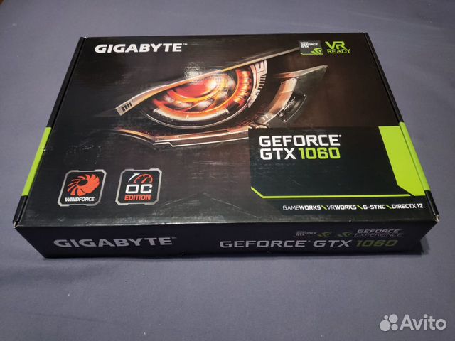 Gigabyte GeForce GTX 1060 Windforce OC 6Gb