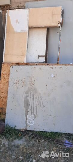 Ворота гаражные металлические бу