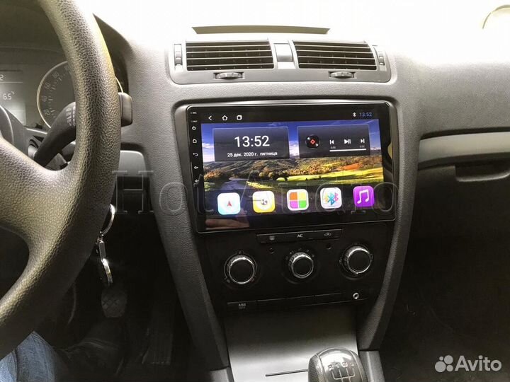 Магнитола для Skoda Octavia A5 с установкой