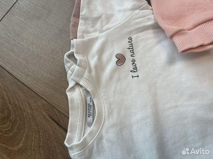 Вещи пакетом для девочки 80 86 H&M reserved