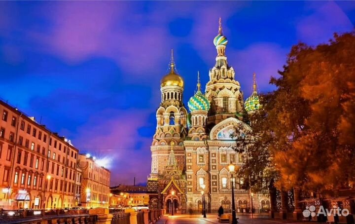 Тур путевка в Санкт-Петербург завтрак на 7 нч