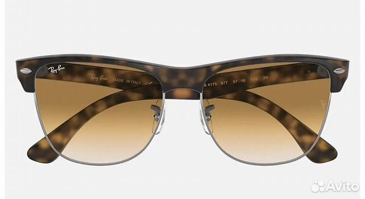 Солнцезащитные очки RAY-BAN clubmaster oversized