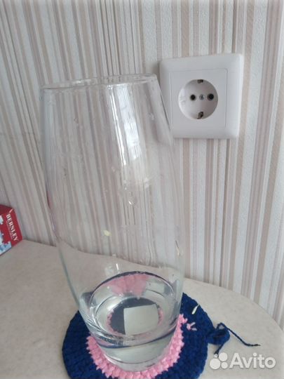 Ваза для цветов стекло