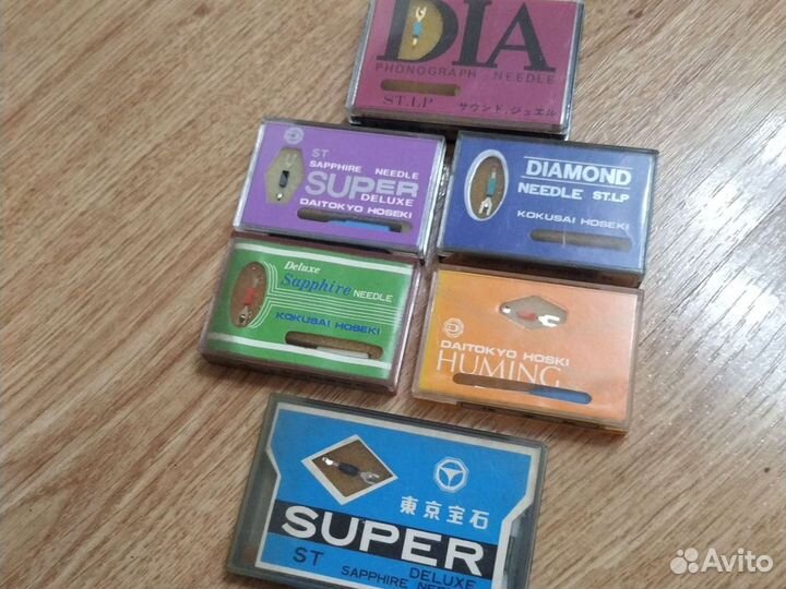 Вставки (иглы) к головкам проигрывателя винила