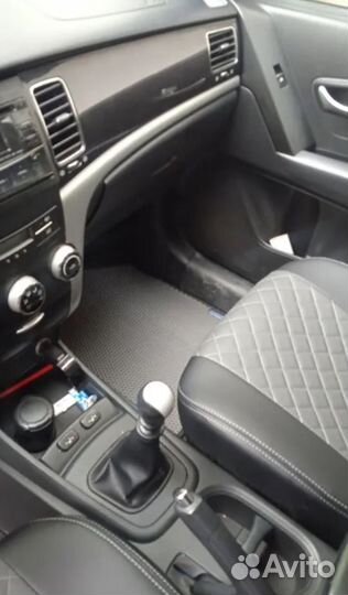 Автоковрики EVA с бортами в Хëндай Гетц эва