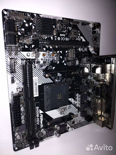 Материнская плата ASRock B450M-HDV R4.0