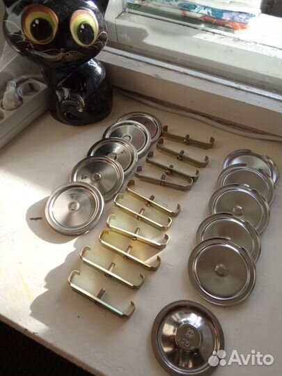 СССР, винтаж, Крыжки из нерж- ки с винт- ми заж-и