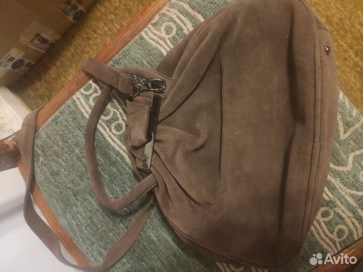 Сумка женская из натуральной замши