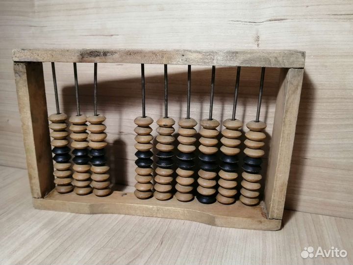 Счеты деревянные СССР для фотосессии