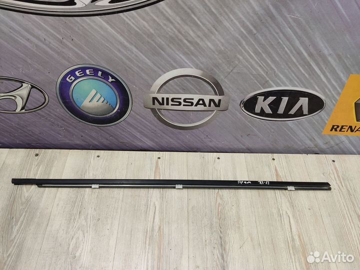 Бархотка перед молдинг уплотнитель стекла двери Ni