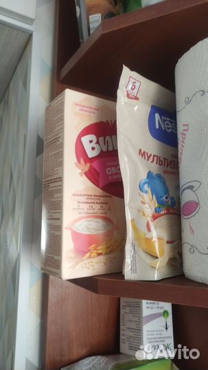 Детские каши молочные нестле