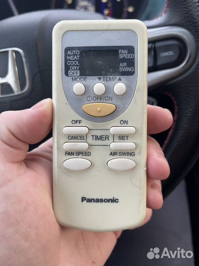 Пульт для сплит системы panasonic а75с2713