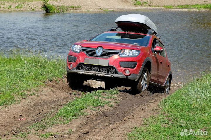 Автобокс на крышу Ветлан 430 л на Chrysler Prowler