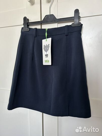 Юбка школьная Sela, новая, размер 134