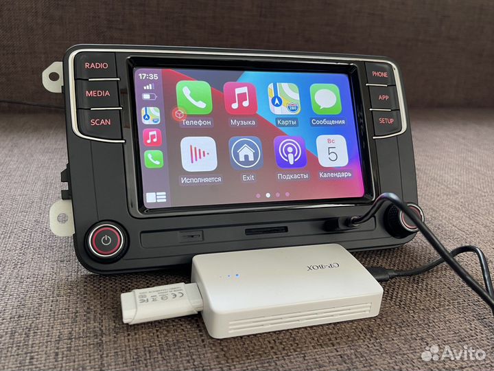 Магнитола Volkswagen R370 CarPlay AndroidAuto New