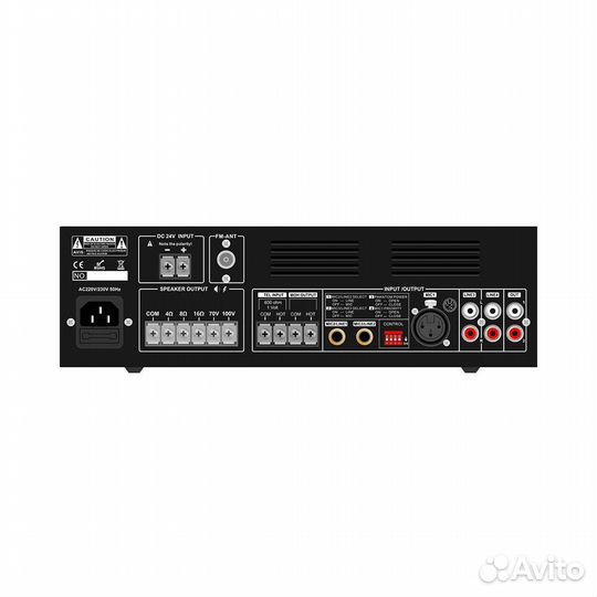 CMX Audio EA-120 Микшер-усилитель 120 Вт, Mp3 плеер USB и SD, FM, 3 Mic, 2 Aux, 70V/100V/4-16ohm
