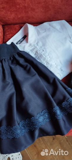 Школьная форма для девочки 134 140 синяя
