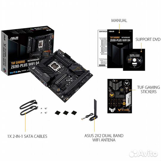 Материнская плата asus TUF gaming Z690-plus wifi