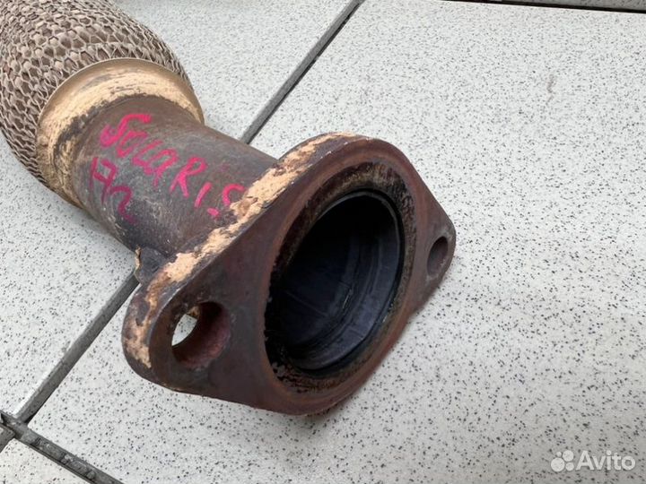 Приемная труба глушителя Hyundai Solaris седан