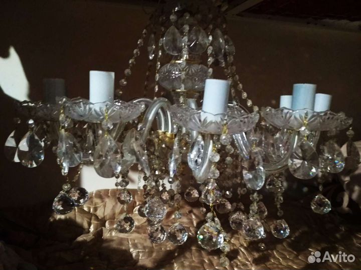 Люстра хрустальная чехия