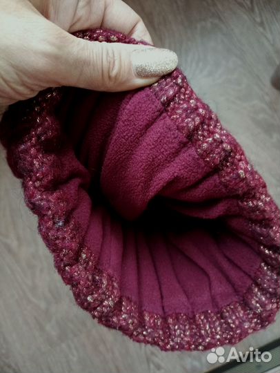 Шапка и снуд зимние