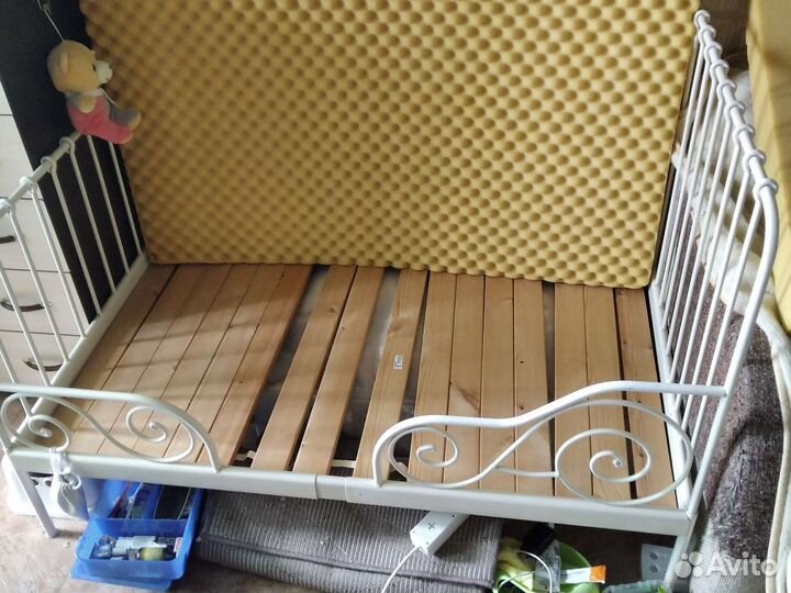 Детская кровать IKEA раздвижная сундвик