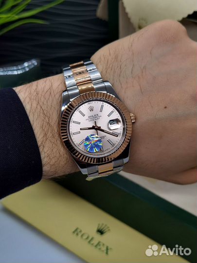 Роскошные мужские часы Rolex на гарантии