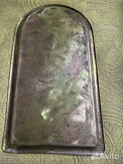 Поднос для самовара латунь 