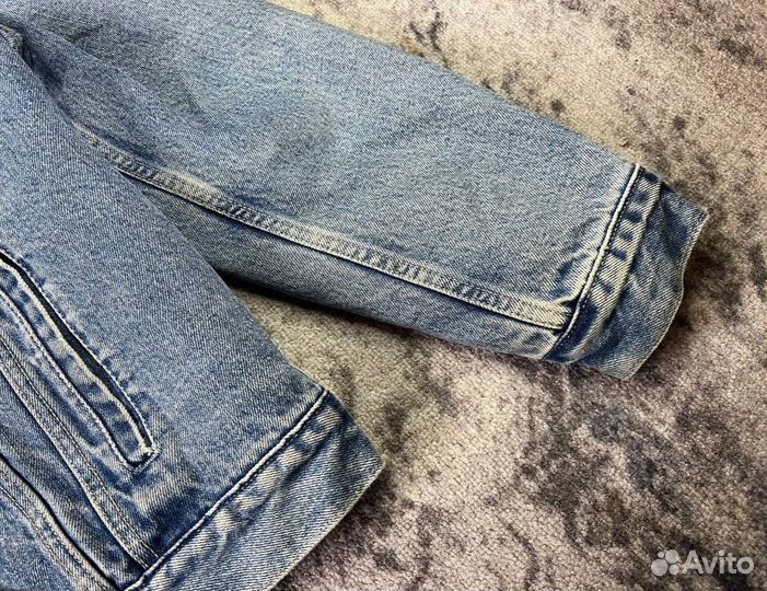 Джинсовая куртка levis sherpa