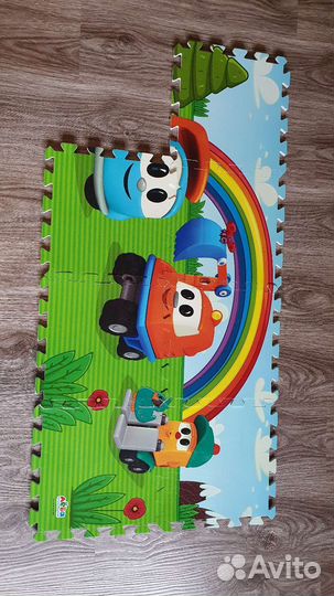 Детский коврик пазл пакетом