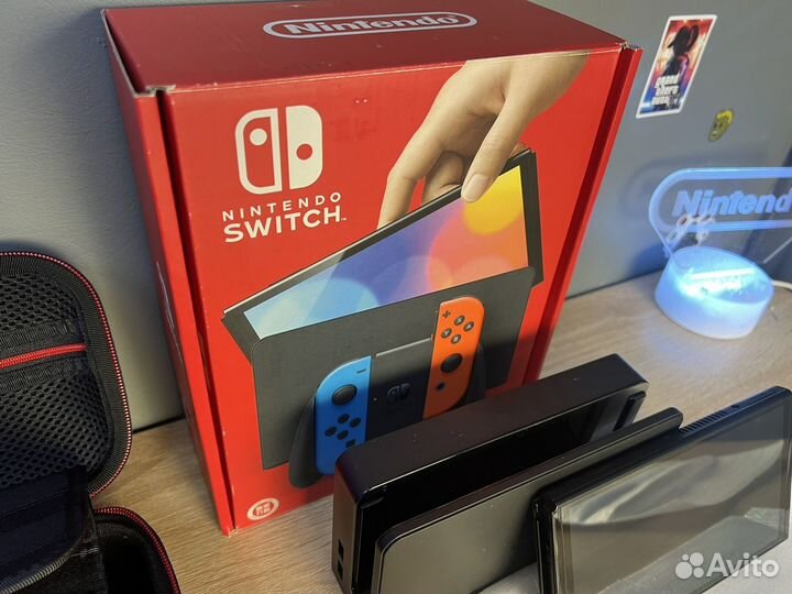 Nintendo switch oled идеал прошитая, чип