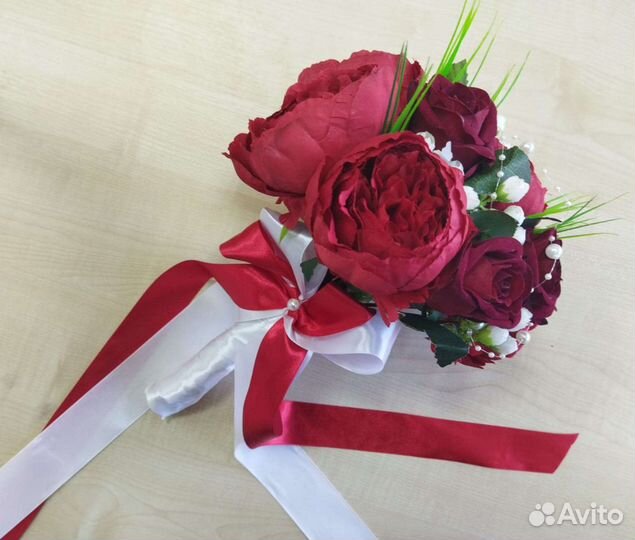 Свадебный букет искусственный