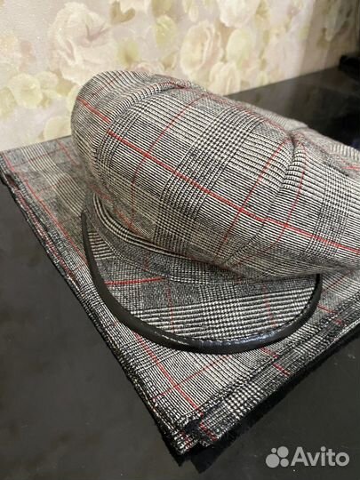 Кепка женская с шарфом