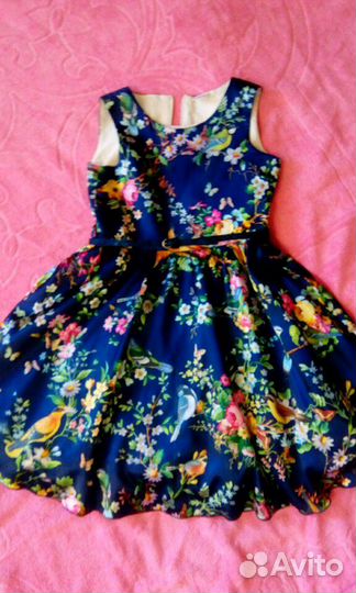 Платье для девочки рост 122