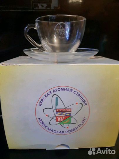 Чайная пара, Франция, к 30 летию каэс. С логотипом