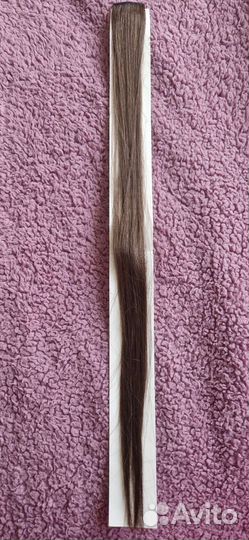 Цветные пряди на заколках