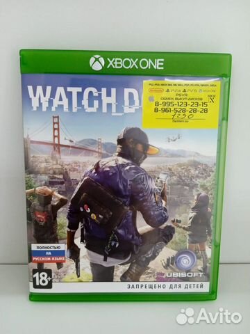 Watch Dogs 2 xbox ONE (б/у)